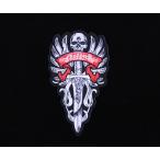  вышивка нашивка утюг нашивка мотоцикл 2 колесо машина .. голова крышка .... Harley Skull мотоцикл одежда american custom ( Skull ..)