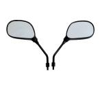 スーパーディオ/ライブディオ/リード/タクト/セピア バックミラー/スクーター用楕円/ 正ネジ8mm 左右セット