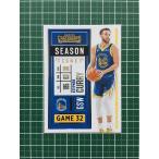 ★PANINI 2020-21 NBA CONTENDERS #20 STEPHEN CURRY［GOLDEN STATE WARRIORS］ベースカード「SEASON TICKET」★