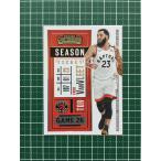 ★PANINI 2020-21 NBA CONTENDERS #90 FRED VANVLEET［TORONTO RAPTORS］ベースカード「SEASON TICKET」★