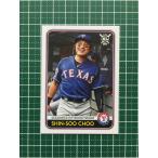 ★TOPPS MLB 2020 BIG LEAGUE #91 秋信守／SHIN-SOO CHOO［TEXAS RANGERS］ベースカード 20★