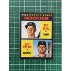 ★TOPPS MLB 2020 HERITAGE #123 SAM HILLIARD &amp; DOM NUNEZ［COLORADO ROCKIES］ベースカード ルーキー RC 20★