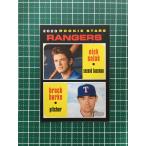 ★TOPPS MLB 2020 HERITAGE #181 BROCK BURKE &amp; NICK SOLAK［TEXAS RANGERS］ルーキー RC 20★