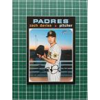 ★TOPPS MLB 2020 HERITAGE HIGH NUMBER #631 ZACH DAVIES［SAN DIEGO PADRES］ベースカード 20★