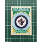 ★O-PEE-CHEE HOCKEY 2021-22 NHL #581 WINNIPEG JETS ベースカード「TEAM CHECKLIST」「SP」★