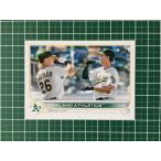 ★TOPPS MLB 2022 SERIES 1 #210 OAKLAND ATHLETICS／MATT CHAPMAN／MATT OLSON ベースカード「TC」★