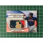 ★TOPPS MLB 2022 SERIES 1 #MLBL-JR JOSE RAMIREZ［CLEVELAND GUARDIANS］メモラビリアカード「LOGO MEDALLION COMMEMORATIVE RELICS」★
