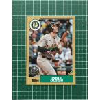 ★TOPPS MLB 2022 SERIES 1 #T87-25 MATT OLSON［OAKLAND ATHLETICS］インサートカード「1987 TOPPS BASEBALL 35th ANNIVERSARY」★