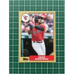 ★TOPPS MLB 2022 SERIES 1 #T87-93 JOSE RAMIREZ［CLEVELAND GUARDIANS］インサートカード「1987 TOPPS BASEBALL 35th ANNIVERSARY」★