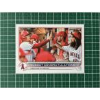 ★TOPPS MLB 2022 SERIES 2 #416 DUGOUT CONGRATULATIONS／大谷翔平／SHOHEI OHTANI／BRANDON MARSH［ANGELS］ベースカード「BASE」★
