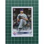 ★TOPPS MLB 2022 SERIES 2 #547 A.J. ALEXY［TEXAS RANGERS］ベースカード「BASE」ルーキー「RC」★