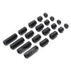 ミニ四駆グレードアップパーツ 軽量プラスペーサーセット（12 / 6.7 / 6 / 3 / 1.5mm）[ITEM:15506]