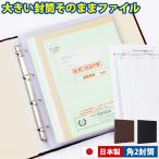 ファイル 大きい封筒 大きいファイル クリヤファイル 重要書類 パンフレットなどそのまま保管できる 【大きい封筒そのままファイル】