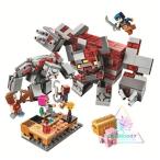  мой n craft Lego красный Stone. решение битва 21163 игрушка мой n craft блок Lego сменный ребенок подарок подарок 