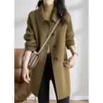  пальто женский over пальто бушлат пальто с отложным воротником medium посещение школы ходить на работу формальный офис .... осень-зима вне . женщина 