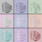 マスク 立体マスク 50枚入り マスク レース柄 柄マスク 使い捨てマスク 不織布 おしゃれ