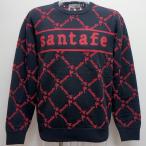 ショッピングサンタ サンタフェ・22 秋冬 AW 新作・モール使い ロゴ セーター(54)(4L)22-14853-019-54　キングサイズ
