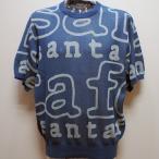 ショッピングサンタ サンタフェ・24 春夏 SS 新作・大柄ロゴ 半袖 サマーセーター(L)(LL)(3L)24-11801-094