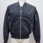 サンタフェ・24 秋冬 AW 新作・無地 デニム MA-1 ブルゾン(L)(LL)(3L)24-52402-019