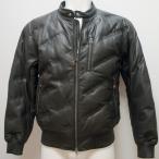 ショッピングサンタ サンタフェ・24 秋冬 AW 新作・エンボスロゴ加工 羊革 ダウンブルゾン(L)(LL)(3L)24-52802-019