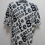 サンタフェ・24 春夏 SS 新作・ロゴパイル オーバーサイズ 半袖 Tシャツ(54)(4L)24-81463-001-54 キングサイズ