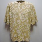 サンタフェ・24 春夏 SS 新作・ロゴパイル オーバーサイズ 半袖 Tシャツ(54)(4L)24-81463-053-54 キングサイズ