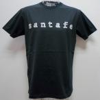 サンタフェ・24 春夏 SS 新作・40/2天竺 スパンコールロゴ 半袖Tシャツ(L)(LL)(3L)24-81812-019