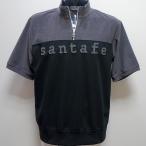 ショッピングサンタ サンタフェ・24 春夏 SS 新作・ZIPUP 半袖 トレーナー(54)(4L)24-81854-019-54　キングサイズ