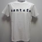 サンタフェ・24 春夏 SS 新作・40/2天竺 スパンコールロゴ 半袖Tシャツ(54)(4L)24-81862-001-54　キングサイズ