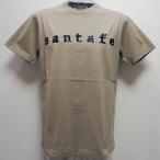 サンタフェ・24 春夏 SS 新作・40/2天竺 スパンコールロゴ 半袖Tシャツ(54)(4L)24-81862-056-54 キングサイズ