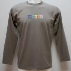 ショッピングサンタ サンタフェ・24 秋冬 AW 新作・スムース　ロゴ刺繍 長袖Tシャツ(L)(LL)(3L)24-82401-014