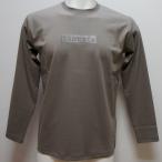 サンタフェ・24 秋冬 AW 新作・スムース　ロゴ刺繍 長袖Tシャツ(54)(4L)24-82451-015-54　キングサイズ