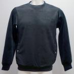 サンタフェ・24 AW 秋冬・ベロア・異素材切り替え 丸首 トレーナー(L)(LL)(3L)24-82803-019