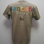 サンタフェ・24 春夏 SS 新作・バックアップリケ 半袖Tシャツ(L)(LL)(3L)24-85404-056
