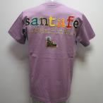 サンタフェ・24 春夏 SS 新作・バックアップリケ 半袖Tシャツ(L)(LL)(3L)24-85404-082