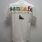 サンタフェ・24 春夏 SS 新作・バックアップリケ 半袖Tシャツ(54)(4L)24-85454-001-54 キングサイズ