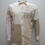 サンタフェ・24 秋冬 AW 新作・3色切り替え 刺繍入り 長袖シャツ(54)(4L)24-92452-003-54　キングサイズ