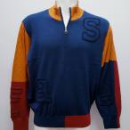 サンタフェ・25 AW 秋冬・切り替えZIPUP セーター(LL)(4L)25-14802-096