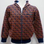 ショッピングサンタ サンタフェ・25 AW 秋冬・幾何柄 ニット フルジップ パーカー(L)(LL)(3L)(4L)25-14803-098