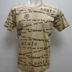 ショッピングサンタ サンタフェ・25 春夏 SS 新作・コットンスムース 総柄プリント 半袖Tシャツ(LL)(3L)25-83801-053