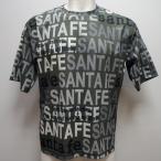 サンタフェ・25 春夏 SS 新作・転写プリント 総柄オーバーサイズ 半袖Tシャツ(L)(LL)(3L)(4L)25-83811-027