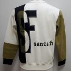 ショッピングサンタ サンタフェ・25 AW 秋冬・SF刺繍 丸首 トレーナー(L)(LL)(3L)(4L)25-84405-001