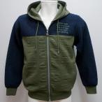 サンタフェ・25 秋冬 AW 新作・エンボスダンボール切り替え パーカー ブルゾン(L)(LL)(3L)(4L)25-84801-098