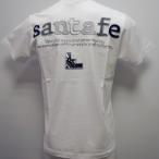 サンタフェ・25 春夏 SS 新作・バックアップリケ 半袖Tシャツ(L)(LL)(3L)(4L)25-85404-002