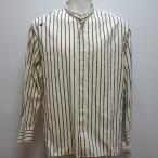 ショッピングサンタ サンタフェ・25 春夏 SS 新作・ストライプ 長袖シャツ(54)(4L)25-93482-003-54