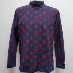 カステルバジャック・23 秋冬 AW・新作・モノグラム柄 モックネックニット 長袖Tシャツ(L)(LL)7213361115-59