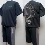 サンタフェ・24 春夏 SS 新作・ロゴ刺繍 半袖 トレーナー 短パン 上下(L)(LL)(3L)24-81803-019　24-81805-019