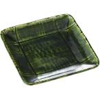 大皿 盛皿 盛り皿 織部ソギ格子正角