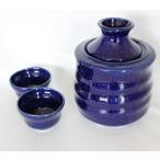 酒器セット 熱燗 冷酒 酒燗器 宙 保温器付き酒器 (大) 盃 2個付 徳利 日本製 美濃焼
