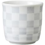 湯呑 ゆのみ 市松白反�